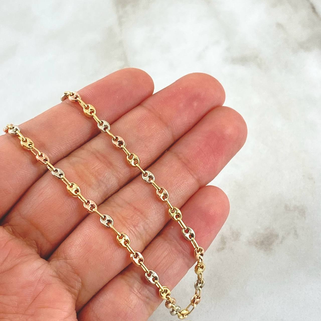 GC Chain Polished 5.2gr / 17.7in / 18K Gold ©