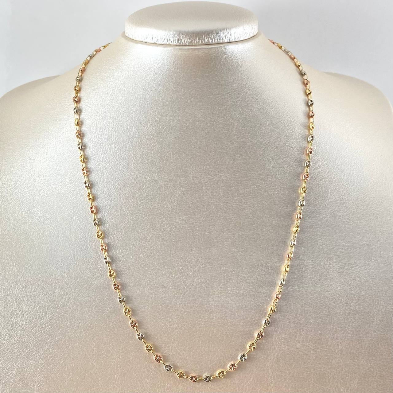 Cadena GC 5gr / 45cm / 3.2mm Lisa Tres Oros 18K