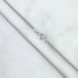 Franco Chain 3.25gr / 45cm / 2mm White Gold +4 18K ©
