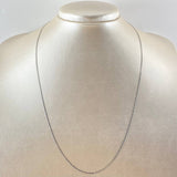 Flat Mariner Chain 1.6gr / 45cm / 1.4mm White Gold +3 18K