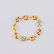 Ring Gc 0.8 g / T9 3/4 - 10 Three Golds 18K