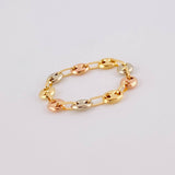 Ring Gc 0.8 g / T9 3/4 - 10 Three Golds 18K