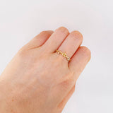 Ring Gc 0.8 g / T9 3/4 - 10 Three Golds 18K