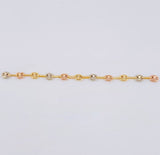 Charm Gc 0.65 g / 3 in Three 18K Golds