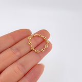 Gc Diamond Cut Ring 0.85 g / T9 3/4 - 9 1/2 Yellow Gold 18K