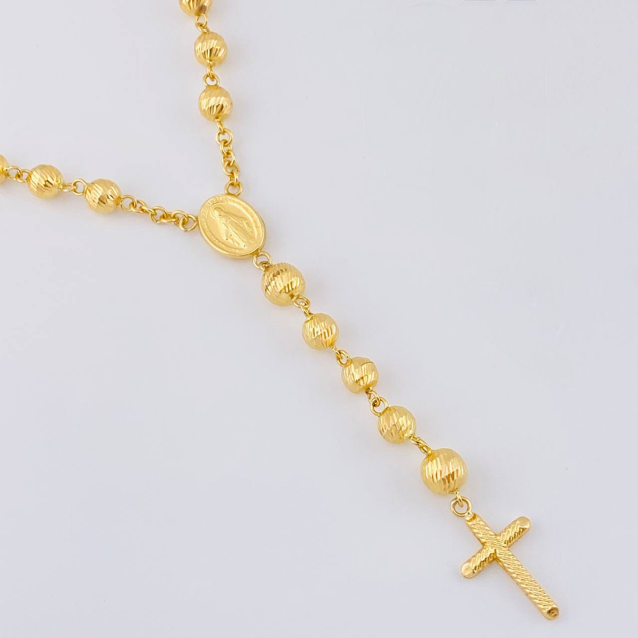 Rosario Virgen Milagrosa 20.5 g / 26 1/4 in / 7mm-6 mm Oro Amarillo 18K