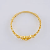 Anillo Linea Corazones 1.65 g / T8 Oro Amarillo 18K