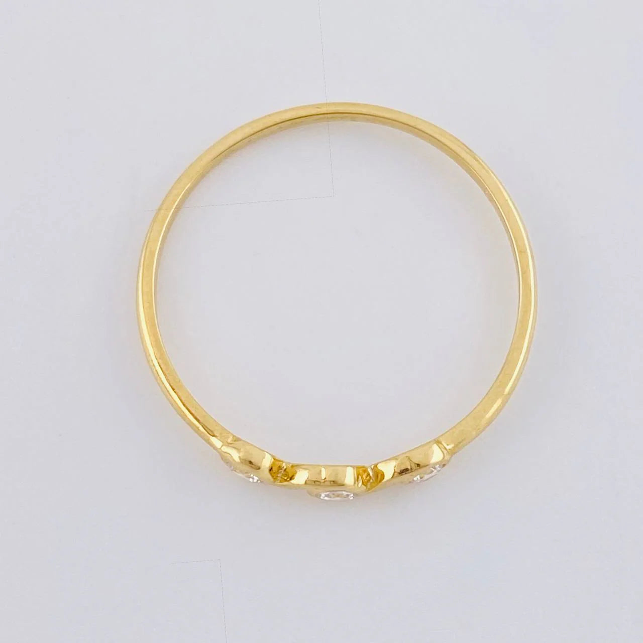 Intertwined Bubbles Ring 1.15 g / T5 1/2 Yellow Gold 18K