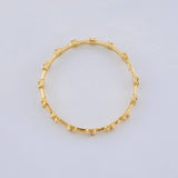 Anillo Linea Destellos 0.9 g / T6 1/2 Oro Amarillo 18K