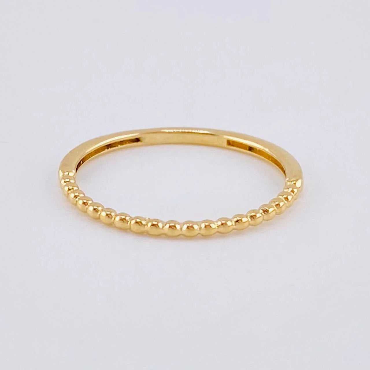 Anillo Burbujas Parciales 1.2 g / T6 1/2 Oro Amarillo 18K