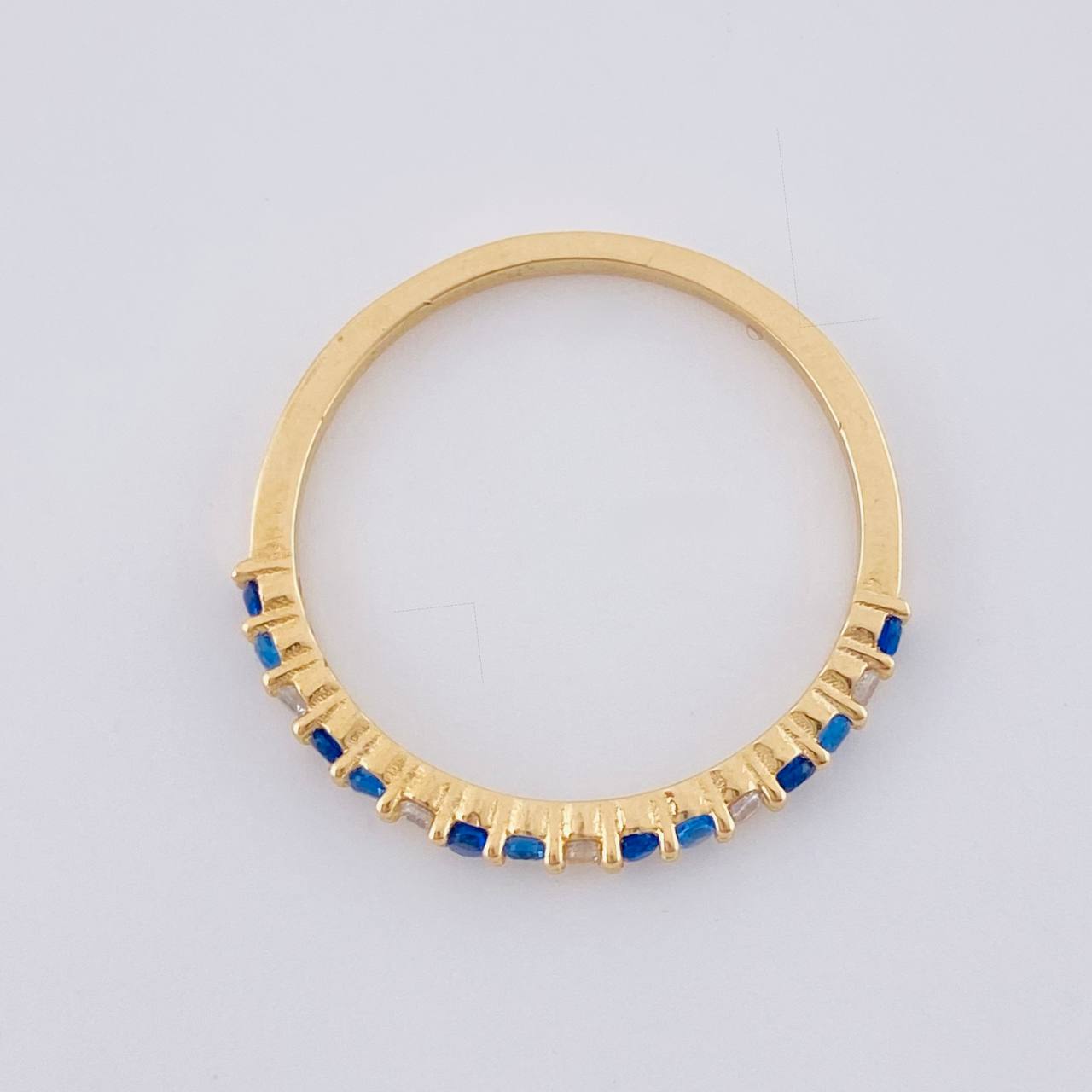 Anillo Churumbela Intercalado 1.5 g / T5 3/4 Oro Amarillo 18K