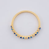Anillo Churumbela Intercalado 1.5 g / T5 3/4 Oro Amarillo 18K