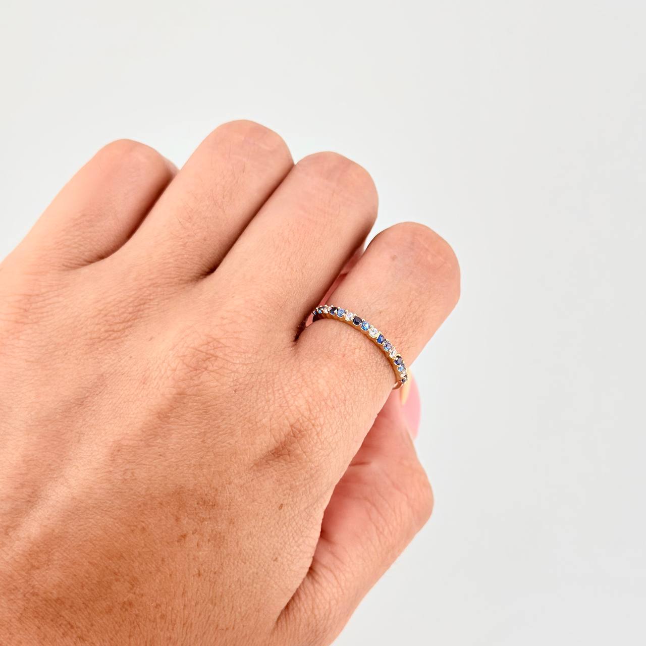 Anillo Churumbela Intercalado 1.5 g / T5 3/4 Oro Amarillo 18K