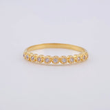 Churumbela Bubbles Ring 1.6 g / T6 3/4 18K Yellow Gold
