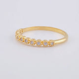 Churumbela Bubbles Ring 1.6 g / T6 3/4 18K Yellow Gold