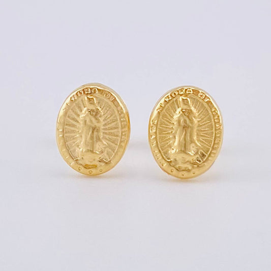 Topos Virgen Guadalupe 0.6 g / in / 7.2 mm Oro Amarillo 18K