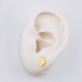 Topos Virgen Guadalupe 0.6 g / in / 7 mm Oro Amarillo 18K