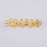 Charm Mama 1.15 g / 3/4 in Yellow Gold 18K