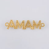 Herraje Mama 1.25 g / 3/4 in Oro Amarillo 18K