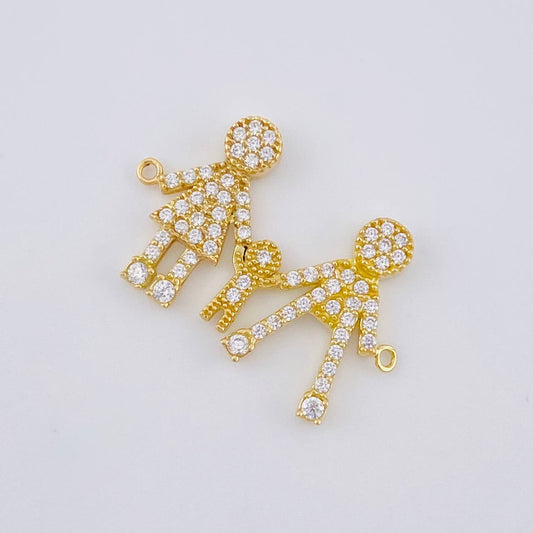 Herraje Familia 1.65 g / 1 in Oro Amarillo 18K
