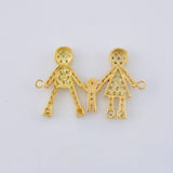Herraje Familia 1.65 g / 1 in Oro Amarillo 18K
