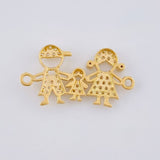 Herraje Familia 1.65 g / 1 in Oro Amarillo 18K