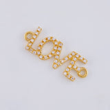 Herraje Love 1.4 g / 1 in Oro Amarillo 18K