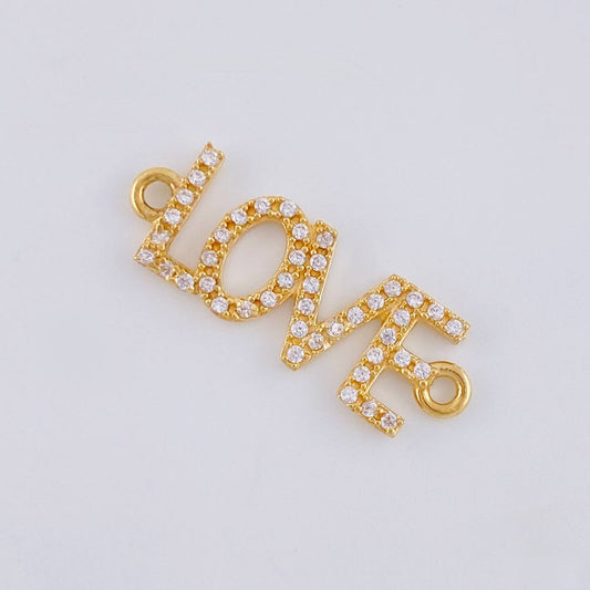 Herraje Love 1.45 g / 1 in Oro Amarillo 18K