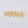 Herraje Mama 1.2 g / 1 1/4 in Oro Amarillo 18K