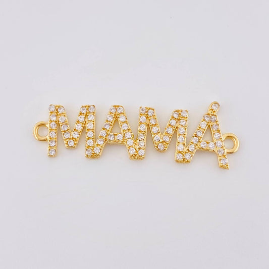 Herraje Mama 1.2 g / 1 1/4 in Oro Amarillo 18K