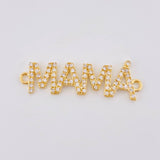 Herraje Mama 1.2 g / 1 1/4 in Oro Amarillo 18K