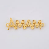 Herraje Mamá 2.1 g / 1 1/4 in Oro Amarillo 18K
