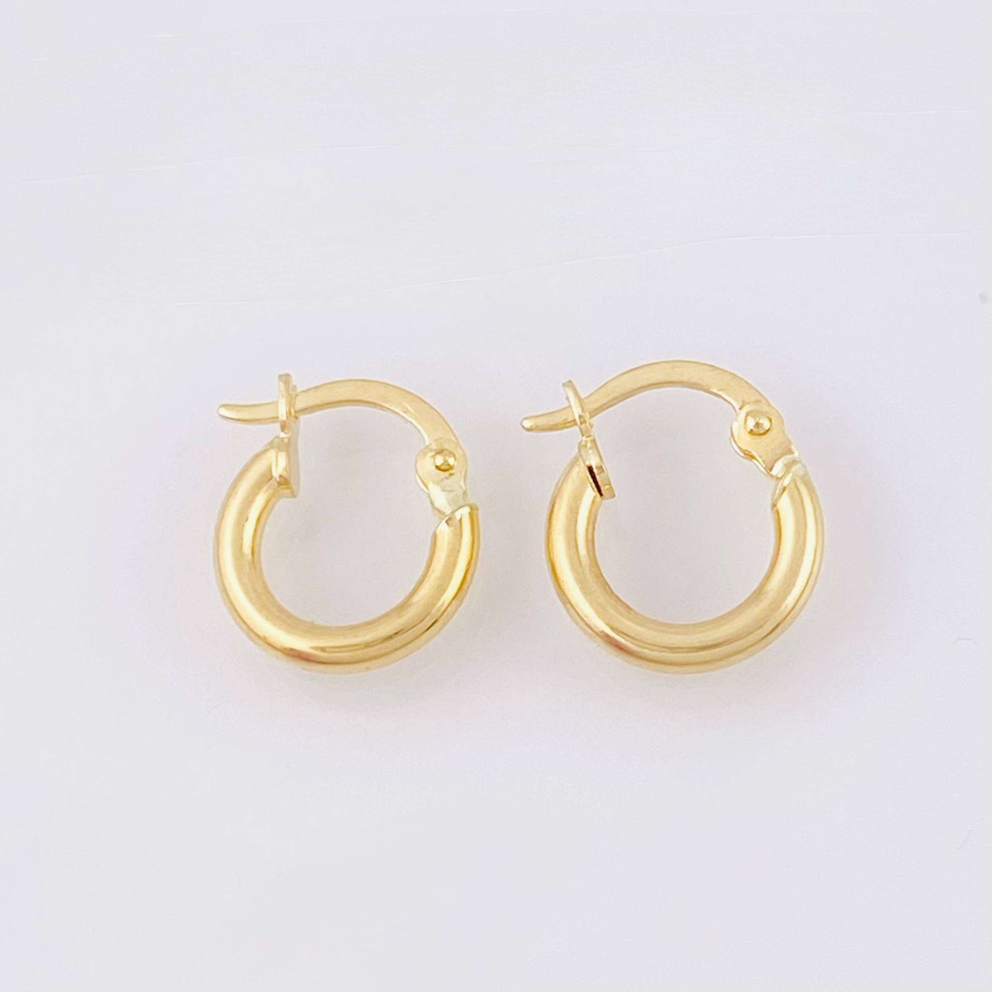 Candongas Jass 0.95gr / 1/2 in / Oro Amarillo 18K *