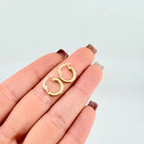 Candongas Jass 0.95gr / 1/2 in / Oro Amarillo 18K *