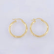 Candongas Eve Delgadas 1gr / 3/4 in / Oro Amarillo 18K *
