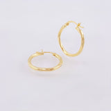 Candongas Eve Delgadas 1gr / 3/4 in / Oro Amarillo 18K *