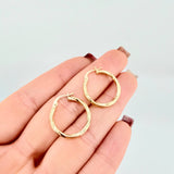 Candongas Eve Delgadas 1gr / 3/4 in / Oro Amarillo 18K *
