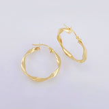 Candongas Bella 1.85gr / 1 in / Oro Amarillo 18K *