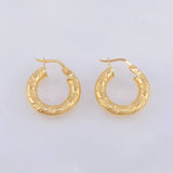 Candongas Noel 2.1gr / 3/4 in / Oro Amarillo 18K *