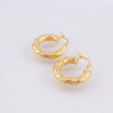 Candongas Noel 2.05gr / 3/4 in / Oro Amarillo 18K