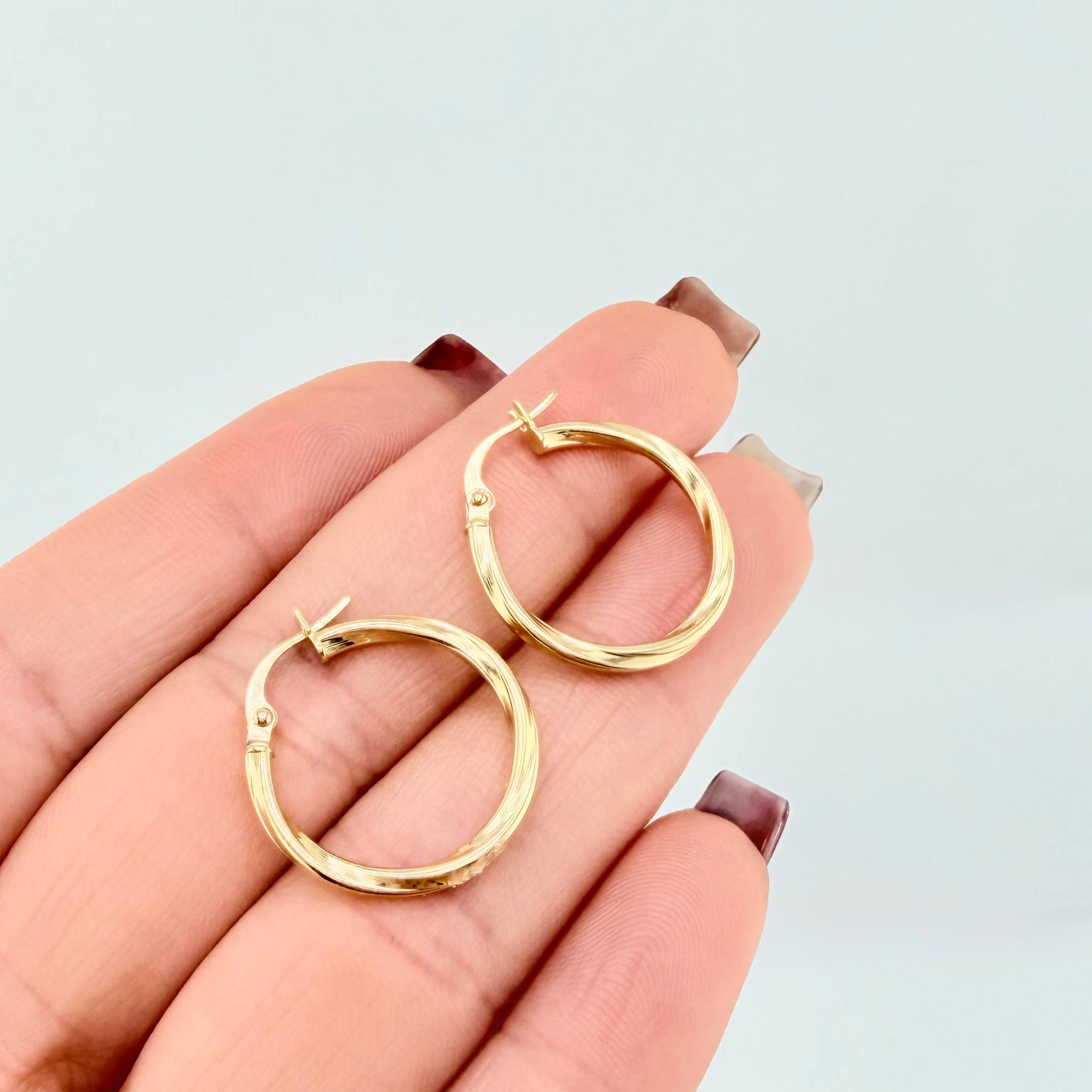Candongas Mary 1.55gr / 1 in / Oro Amarillo 18K