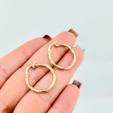 Candongas Mary 1.55gr / 1 in / Oro Amarillo 18K