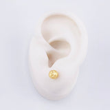 Topos Bola Diamantados 0.75gr / 6mm Oro Amarillo 18K