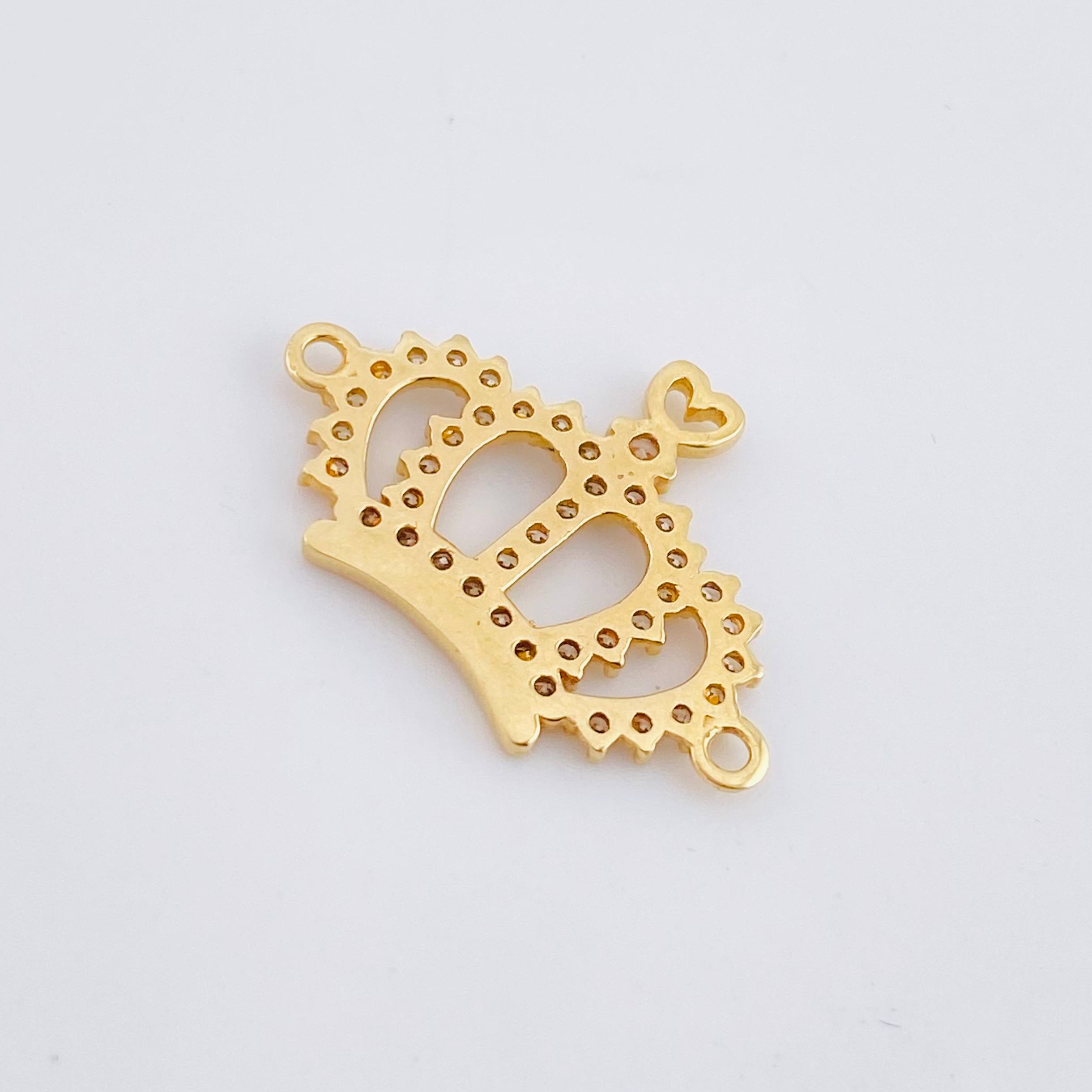Herraje Corona Realeza Imperial 2gr / 1 in / Oro Amarillo 18K ©