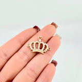 Herraje Corona Realeza Imperial 2gr / 1 in / Oro Amarillo 18K ©