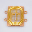 Herraje Marco de Jesus Octagonal 9.4gr / 1 1/4 in / Tres Oros 18K ©