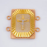 Herraje Marco de Jesus Octagonal 9.4gr / 1 1/4 in / Tres Oros 18K ©