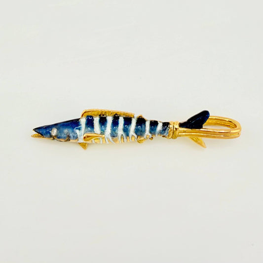 Dije Pez Barra Cuda 11.7gr / 2 in / Oro Amarillo 18K ©