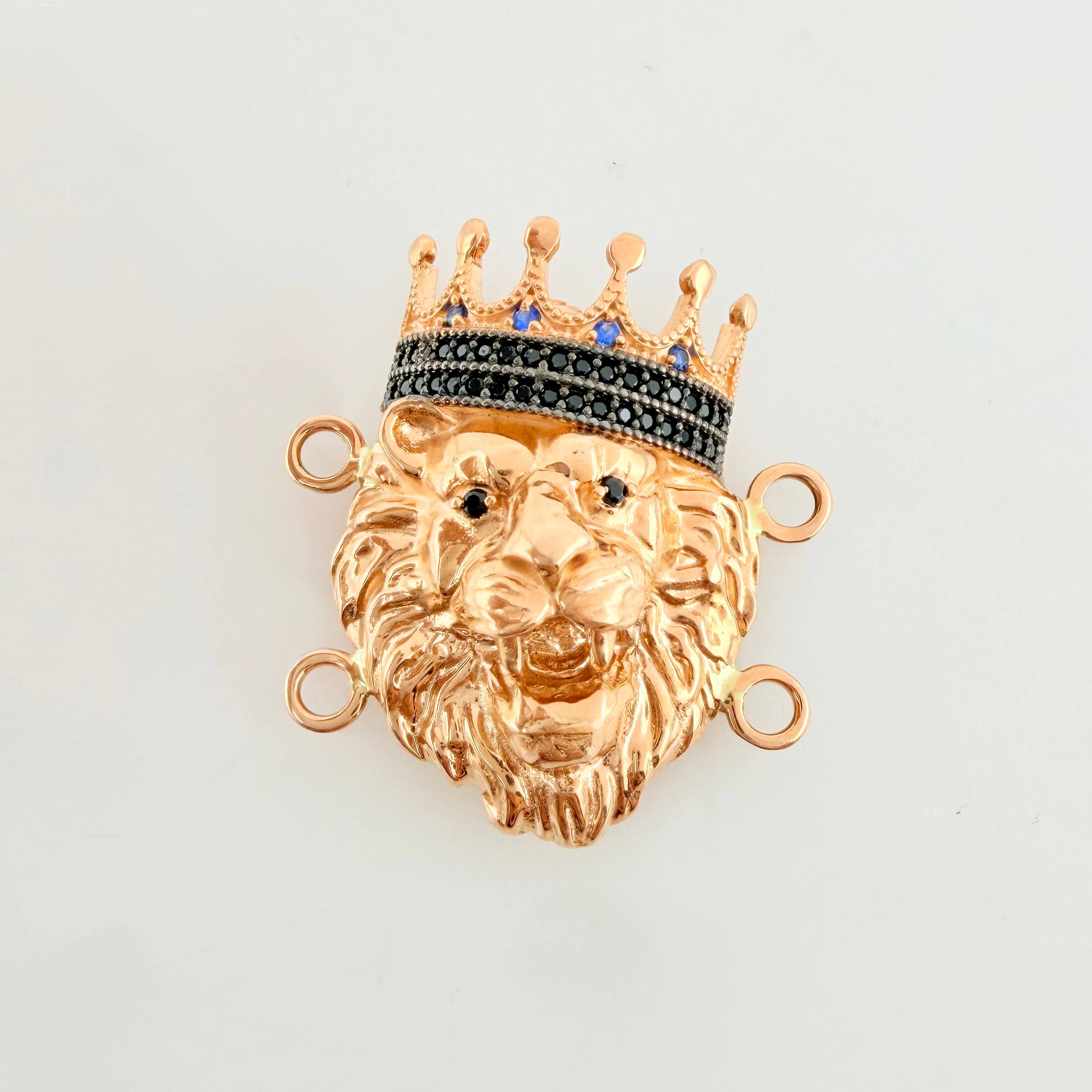 Herraje Leon Corona 8.3gr / 1 in / Oro Rosa 18K ©