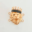 Herraje Leon Corona 8.3gr / 1 in / Oro Rosa 18K ©